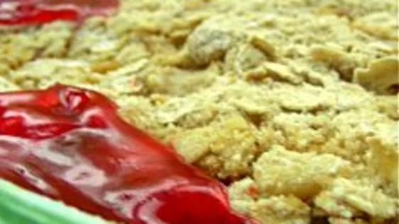 Microwave Cherry Crisp