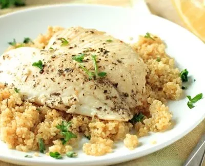 Mildly Lemony Tilapia