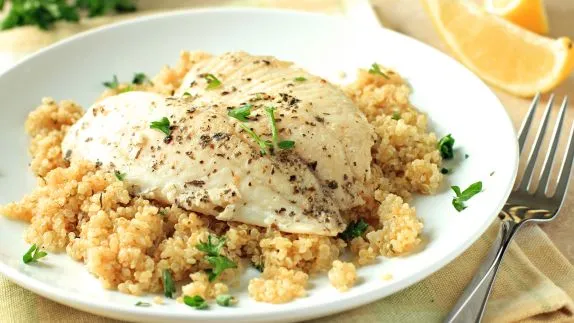 Mildly Lemony Tilapia