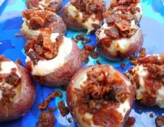 Mini Loaded Red Potatoes Vegetarian