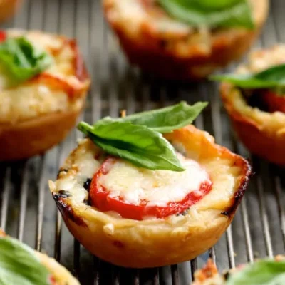 Mini Tomato And Basil Tartlets