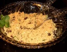 Mint Couscous With Raisins And Almonds