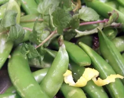 Minted Sugar Snap Peas