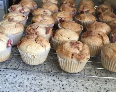 Moist &Amp; Fluffy Strawberry Buttermilk Muffin Recipe