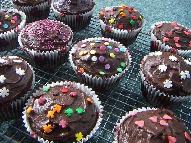 Moms Chocolate Cupcakes