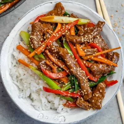 Mongolian Beef And Vegetable