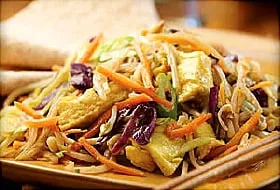Moo Shu Vegetables With Chinese