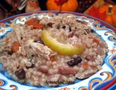 Moroccan Chicken And Barley Pilaf