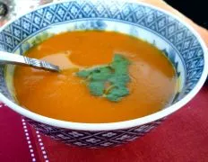Moroccan Spiced Squash And Carrot Soup
