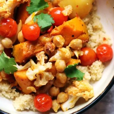 Moroccan Vegetable Couscous With