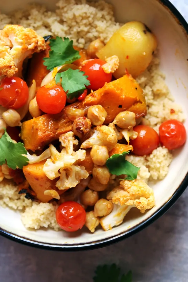 Moroccan Vegetable Couscous With