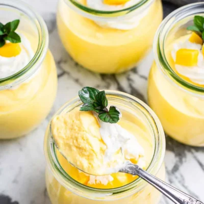Mouthwatering Mango Mousse With A Zesty Twist
