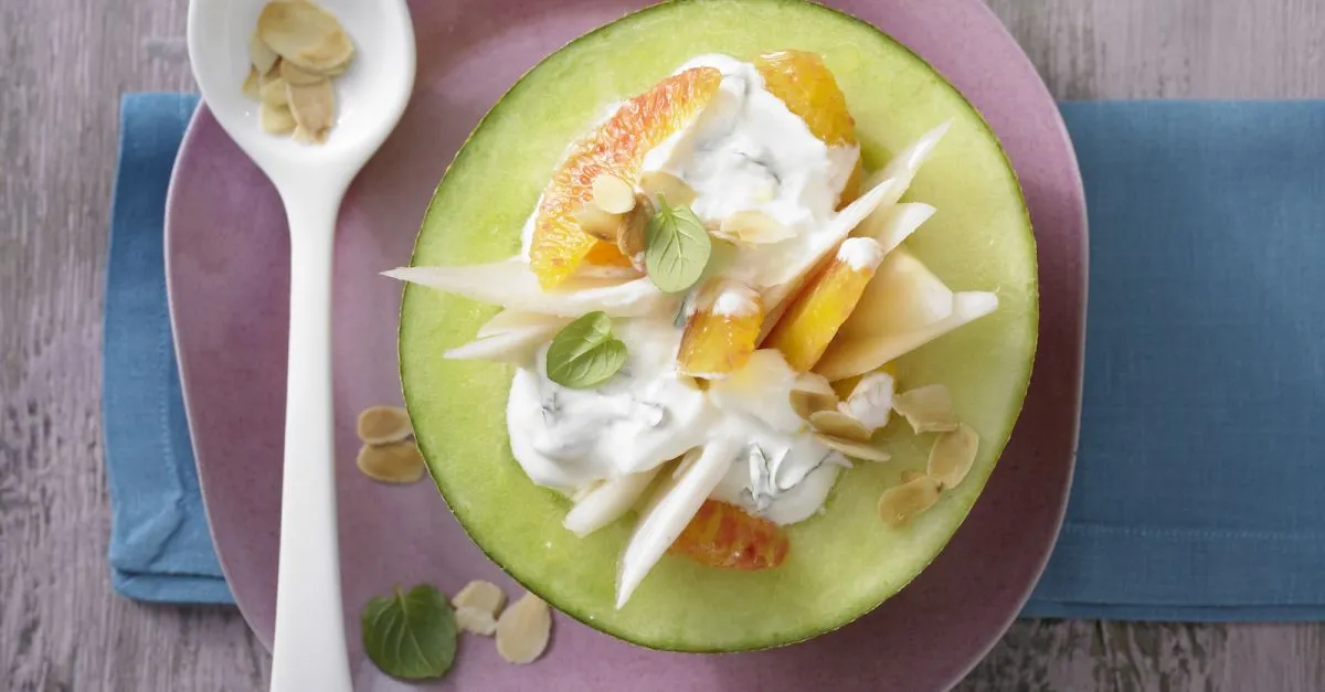 Mouthwatering Melon Bowls Stuffed with Summer Fruits