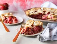 Mouthwatering Strawberry-Rhubarb Pie Recipe