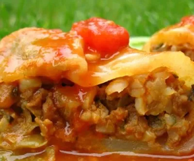 Mouthwatering Vegetarian Stuffed Cabbage Rolls - Polish Inspired
