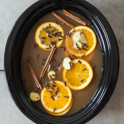 Mulled Fall Fruit Cider