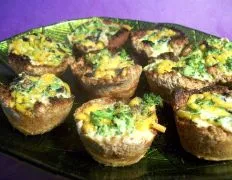 Mushroom Broccoli Cups