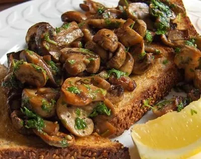 Mushrooms On Toast