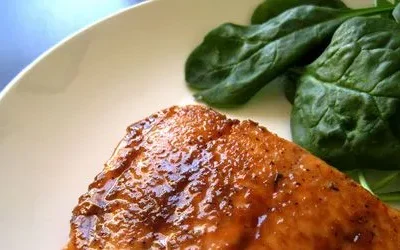 Mustard And Brown Sugar Rubbed Salmon