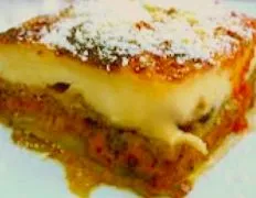 My Big Fat Greek Eggplant Casserole