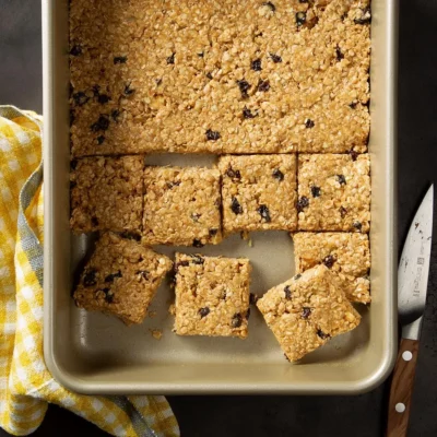 Natural No Bake Peanut Butter Energy Bars