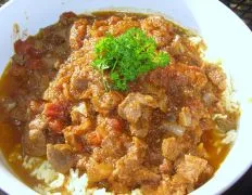 Nigerian Beef In Tomato Sauce