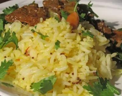 Nimbu Ka Chaval Saffron Rice With Lime