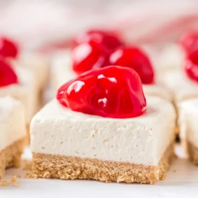 No Bake Cherry Cheesecake For Valentines Day