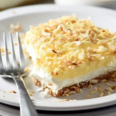 No Bake Coconut Cake