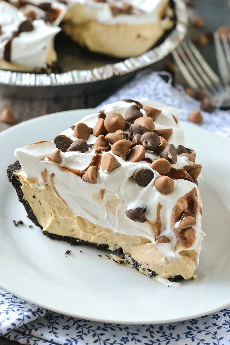 No Bake Peanut Butter Pie