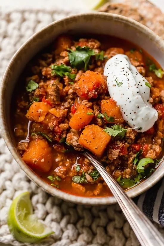 No Bean Turkey And Sweet Potato Chili
