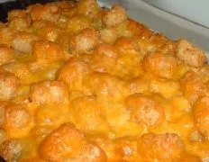 No-Meat Tater Tot Casserole Vegetarian