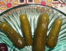 No-Vinegar Dill Pickles