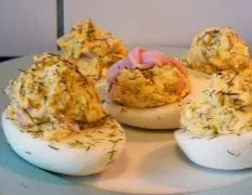 Norwegian Stuffed Hard Cooked Eggs