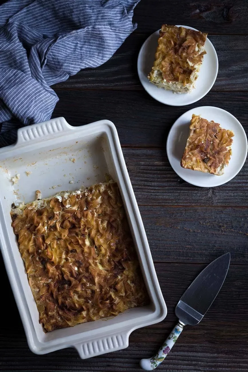 Nut-Crusted Sweet Noodle Kugel Delight