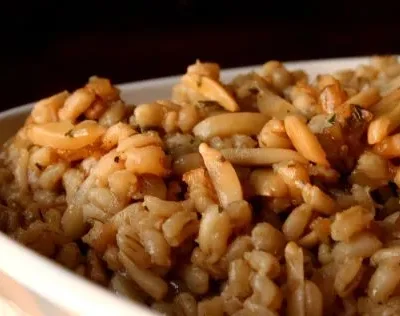 Nutty Barley Bake