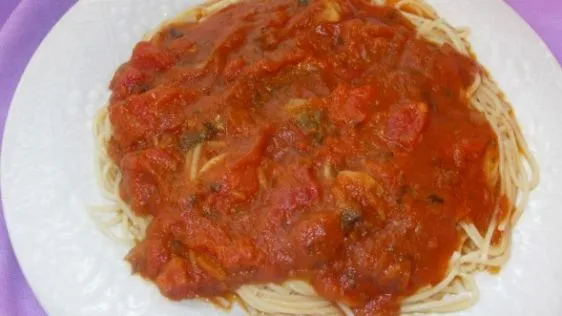 Oh My!!! Spaghetti Sauce Low Fat