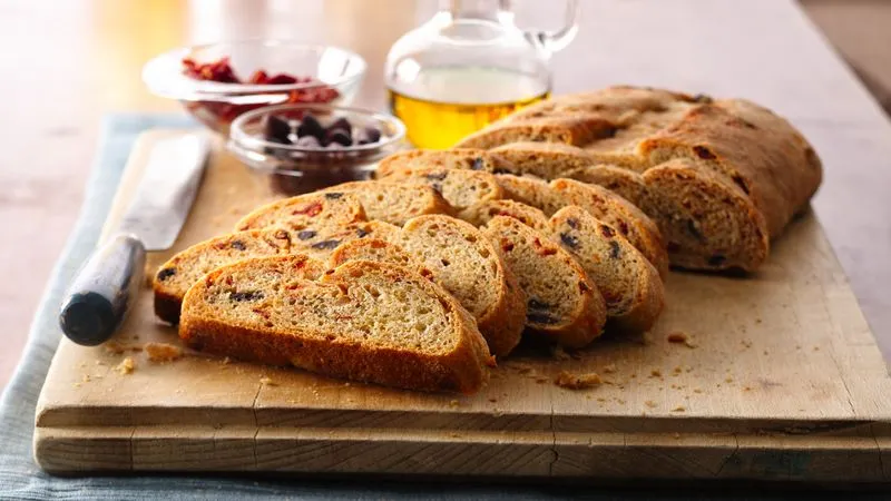 Olive And Sun Dried Tomato Bread