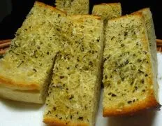 Olive Oil And Parmesan Garlic Bread Low Fat