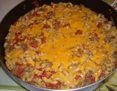 One-Pan Cheesy Taco Pasta Skillet