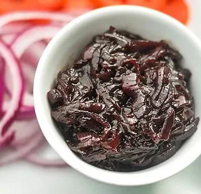 Onion Compote With Wine