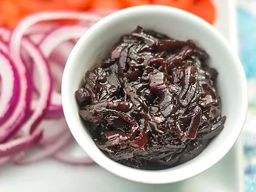 Onion Compote With Wine