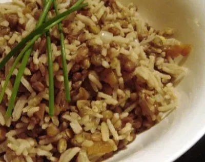 Onion Lentils And Rice