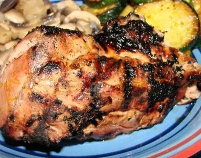 Orange And Ginger Grilled Pork Tenderloin