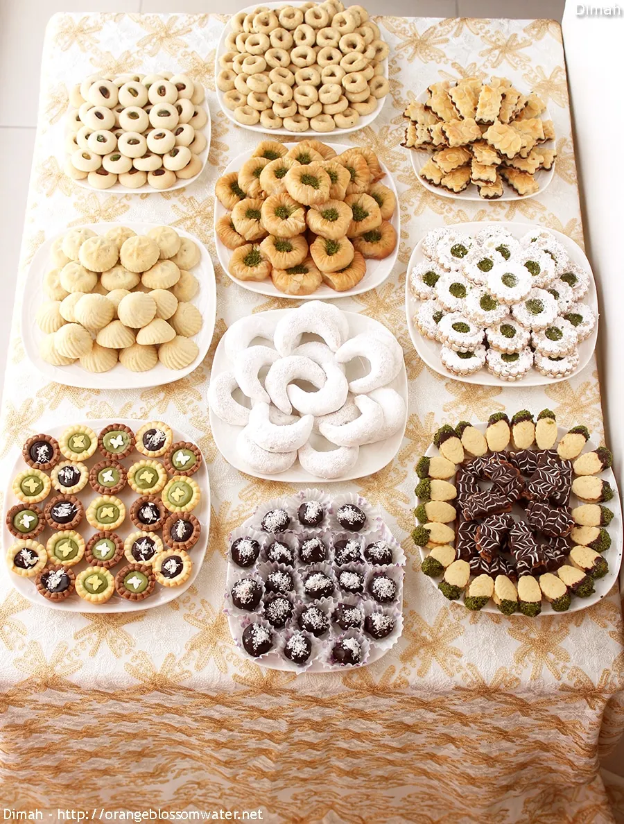 Orange Blossom Almond Pastries