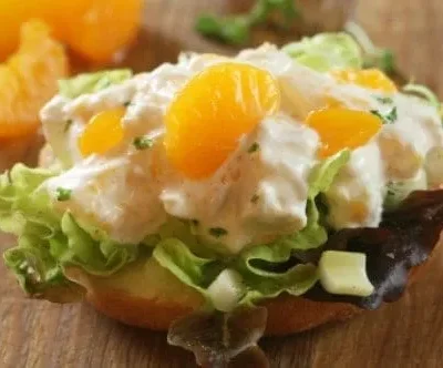 Orange Fruit Chicken Salad