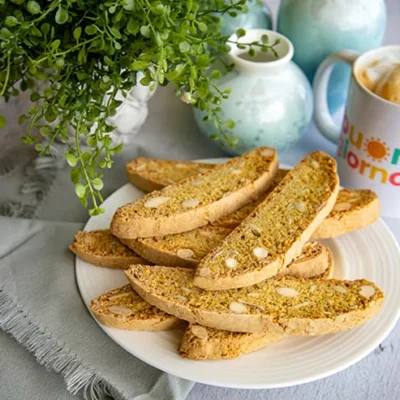 Orange Ginger Biscotti