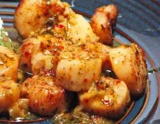 Orange Glazed Scallops