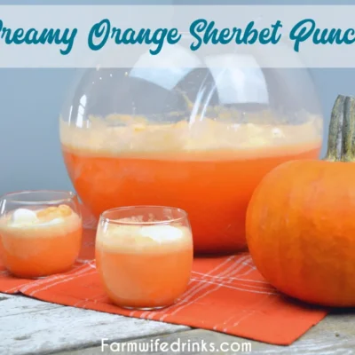 Orange Sherbet Punch