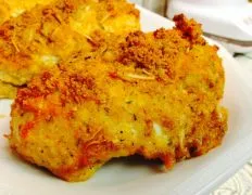 Oven Baked Parmesan- Romano Chicken